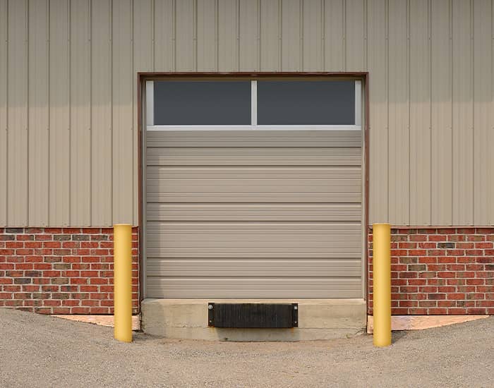 Brown Commercial Garage Door